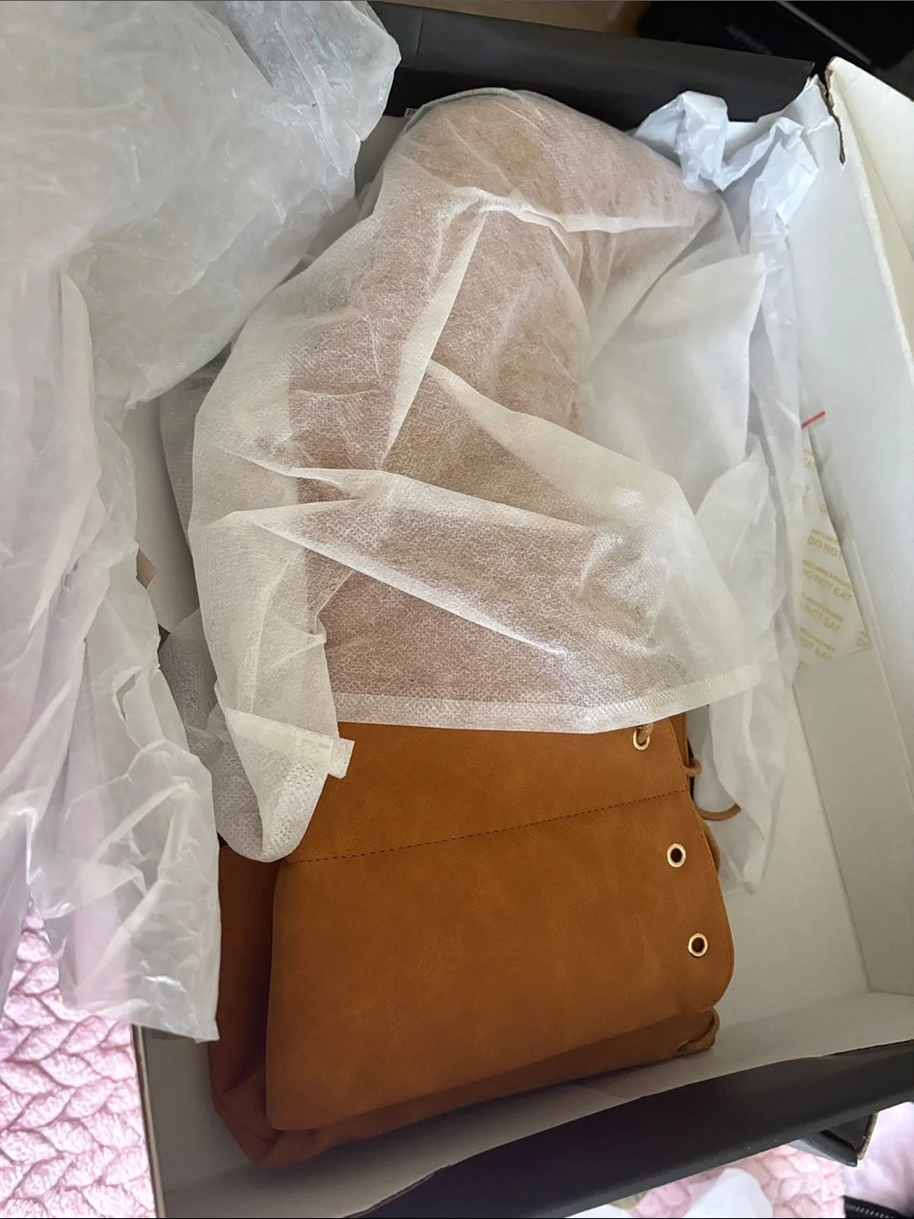 Fashion Nova Tan Lace-Up Over-the-Knee Stiletto Boots